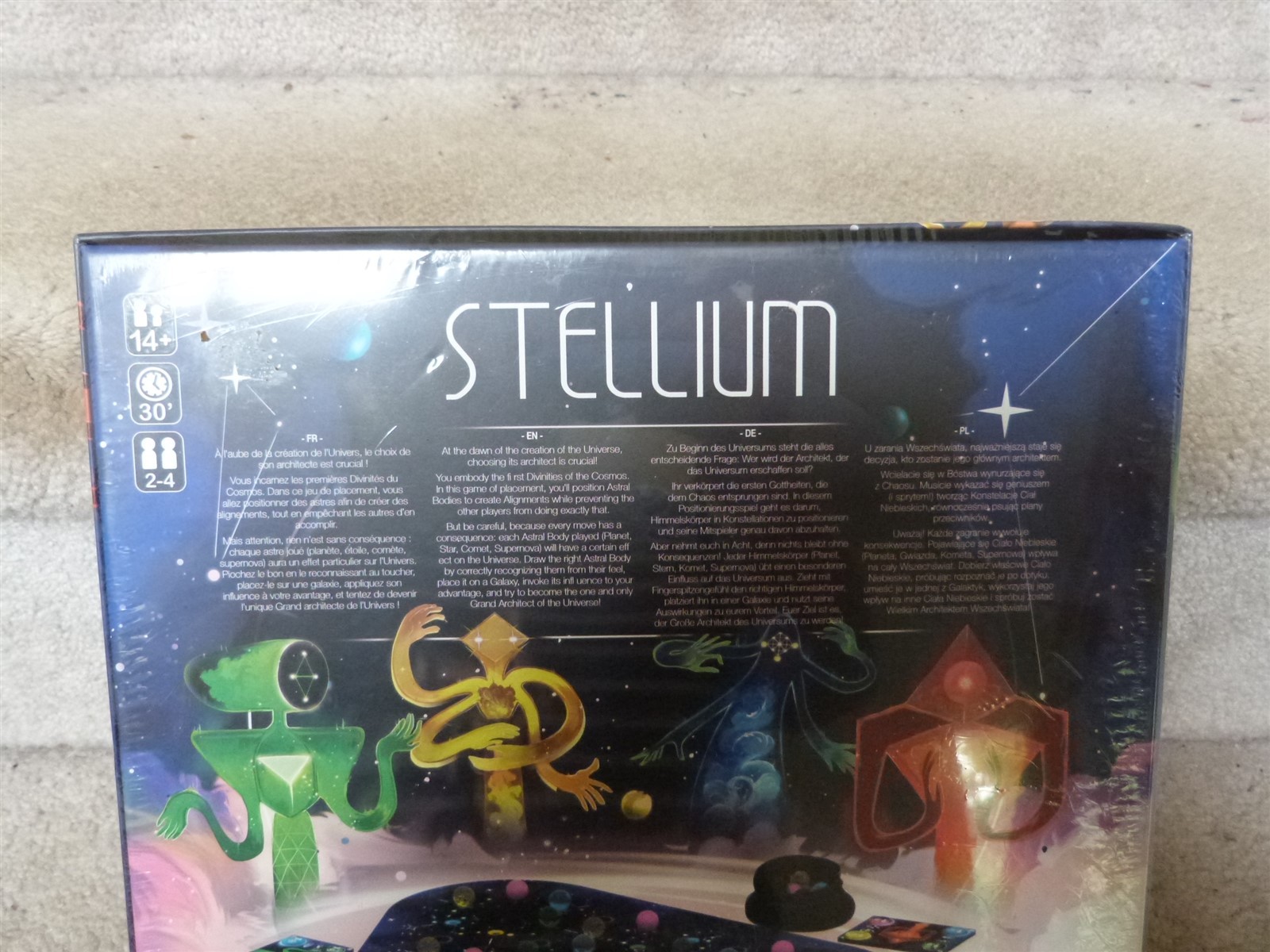 Stellium New sealed board game ankama 2018 Universe building Abstract Strategy