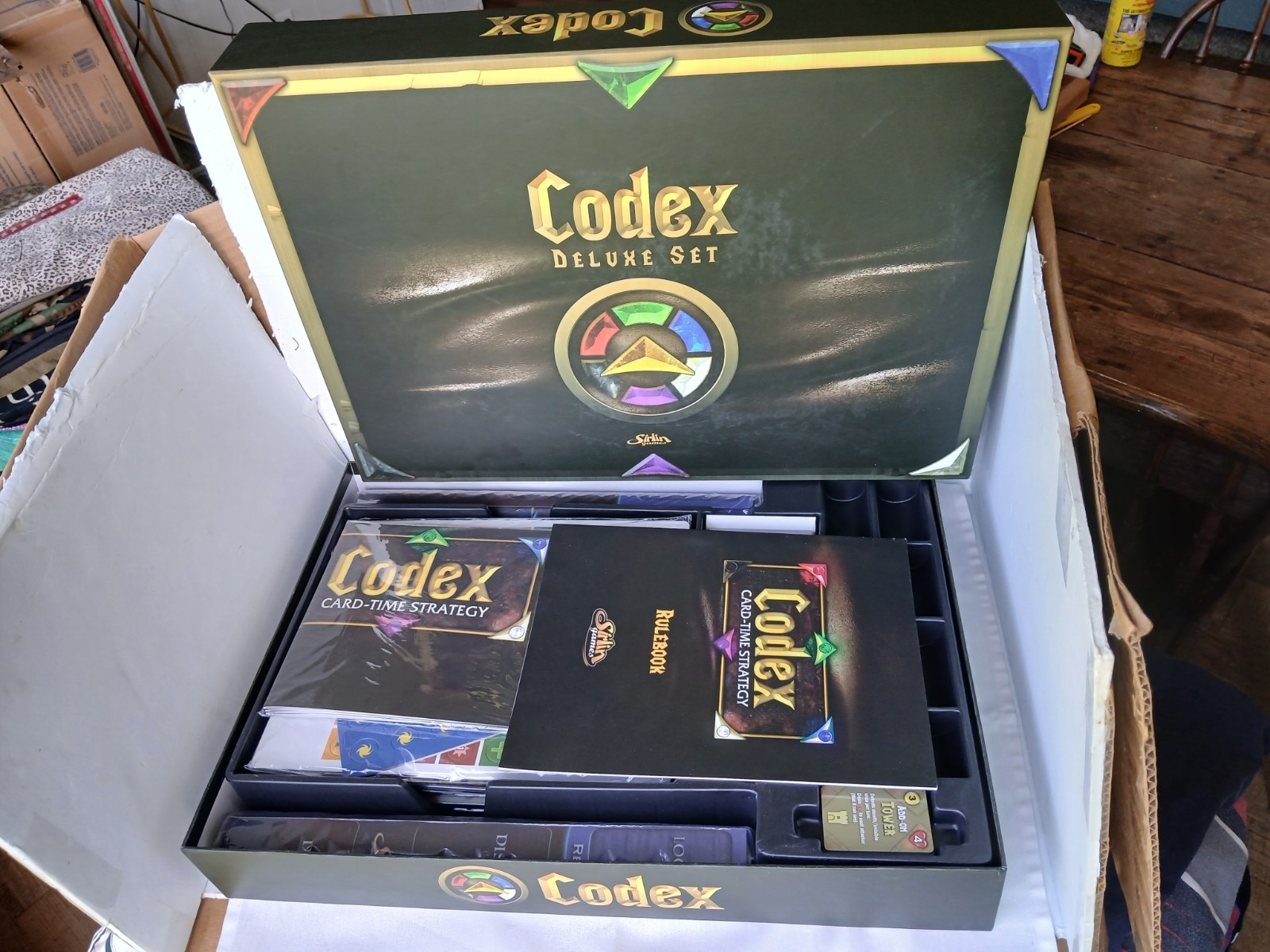 Codex Deluxe Set Board Game Sirlin Games Never Used Condition Free Ship 6526