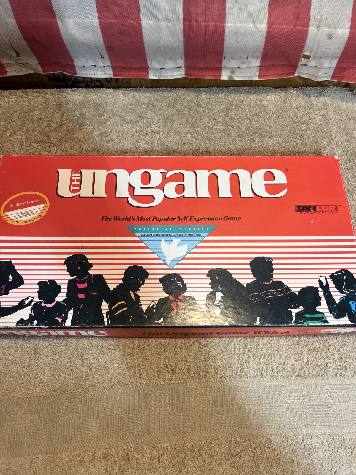 VTG The Ungame, Christian Version. 1989 By Talicor, Creator Dr Dobson, Made USA