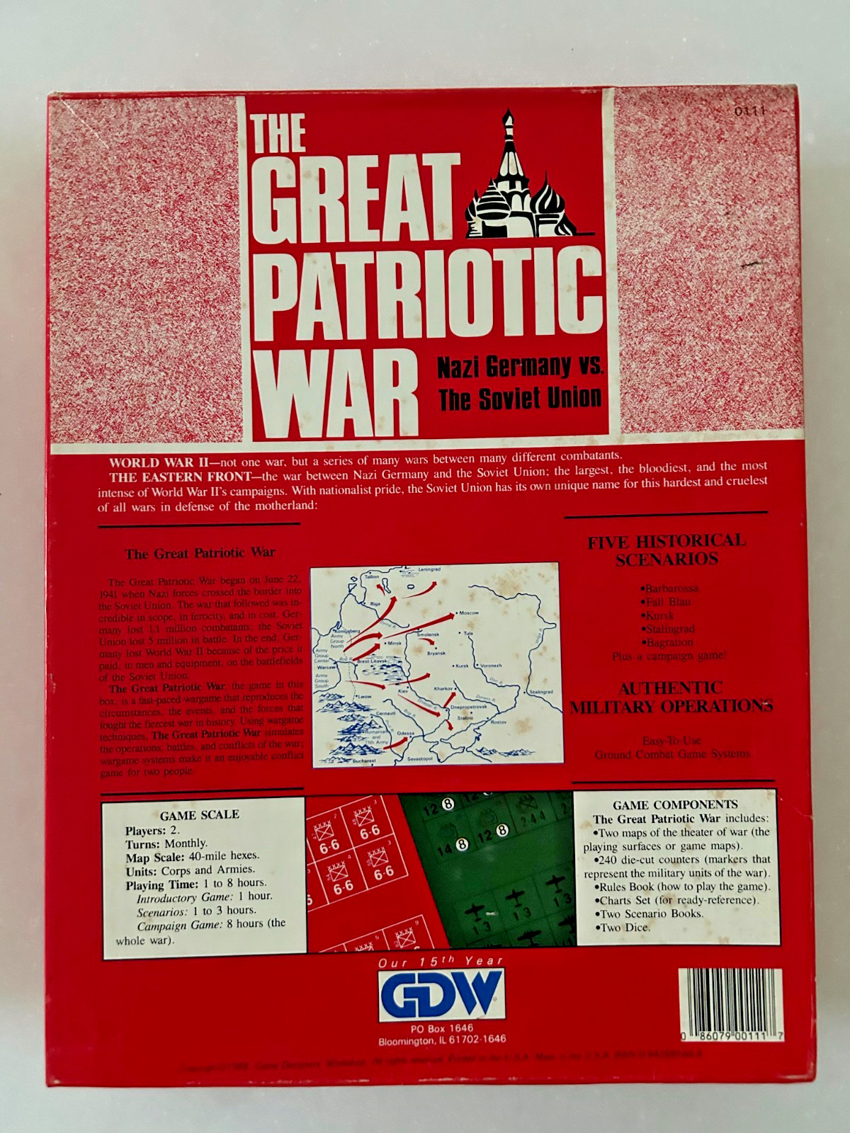 GDW : The Great Patriotic War – Nazi Germany vs. The Soviet Union 1941-45