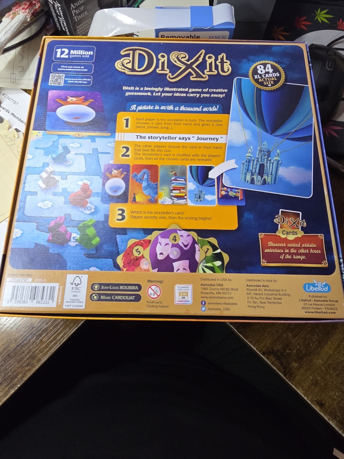 Dixit Storytelling Family Board Game 2021 Refresh Libellud Edition
