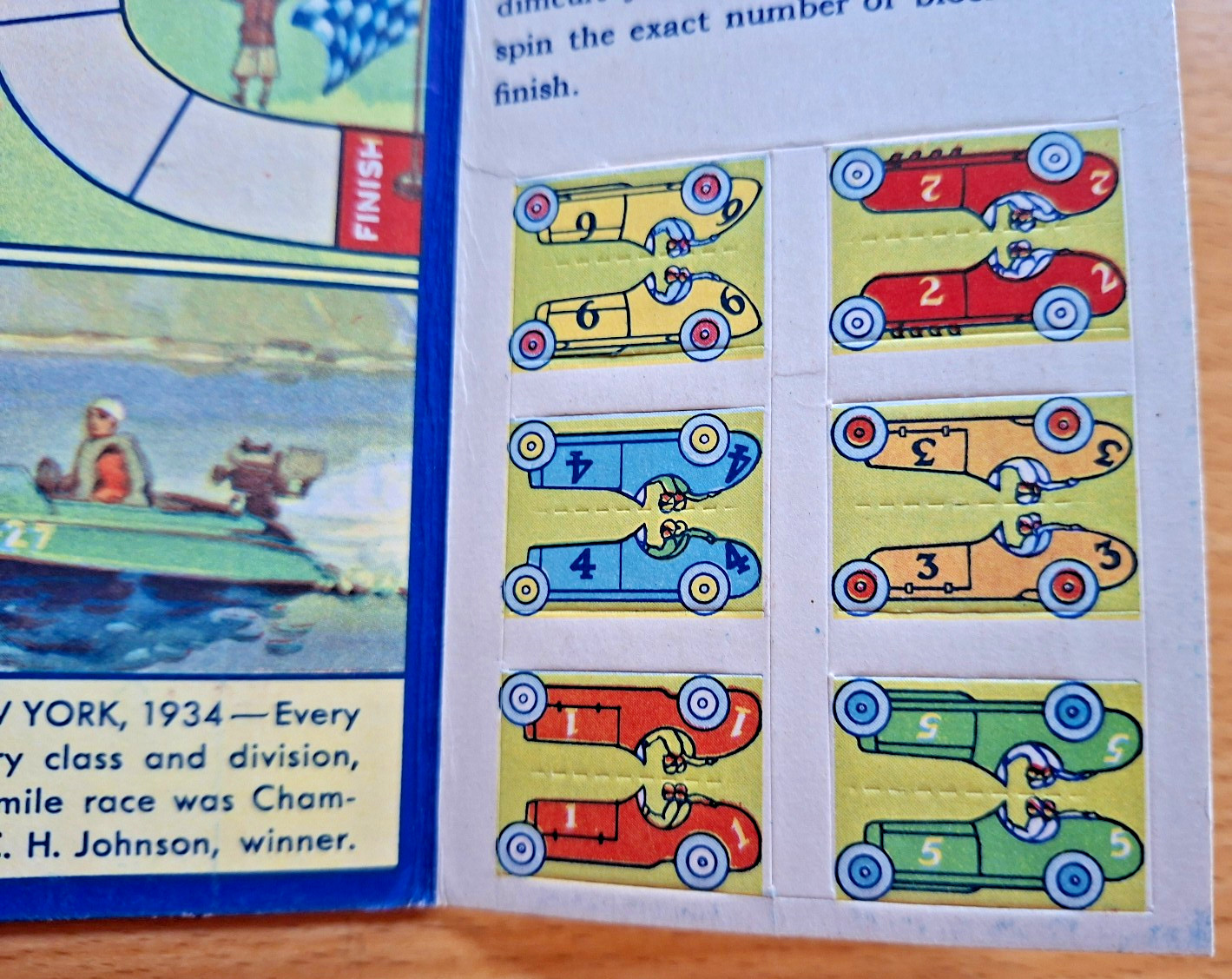 Champion Road Race – Car Racing Advertising Game by Champion Spark Plug Company 1935