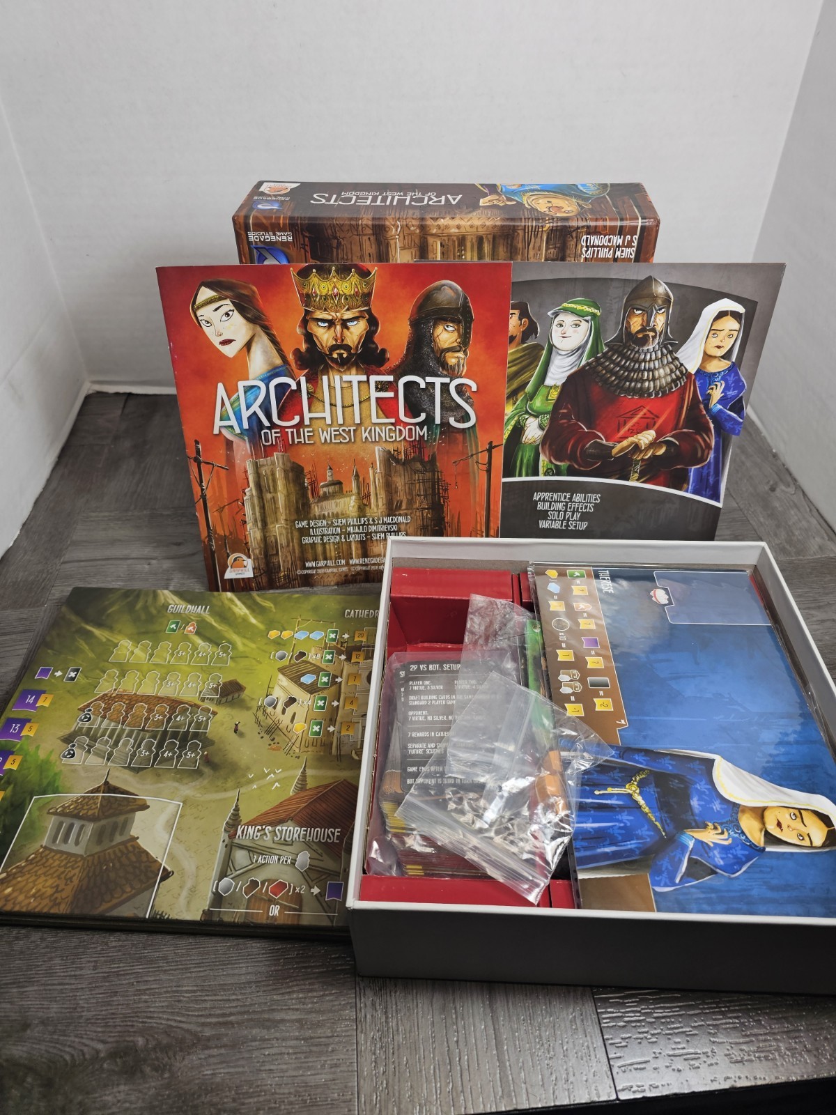 Renegade Architects of The West Kingdom Board Game