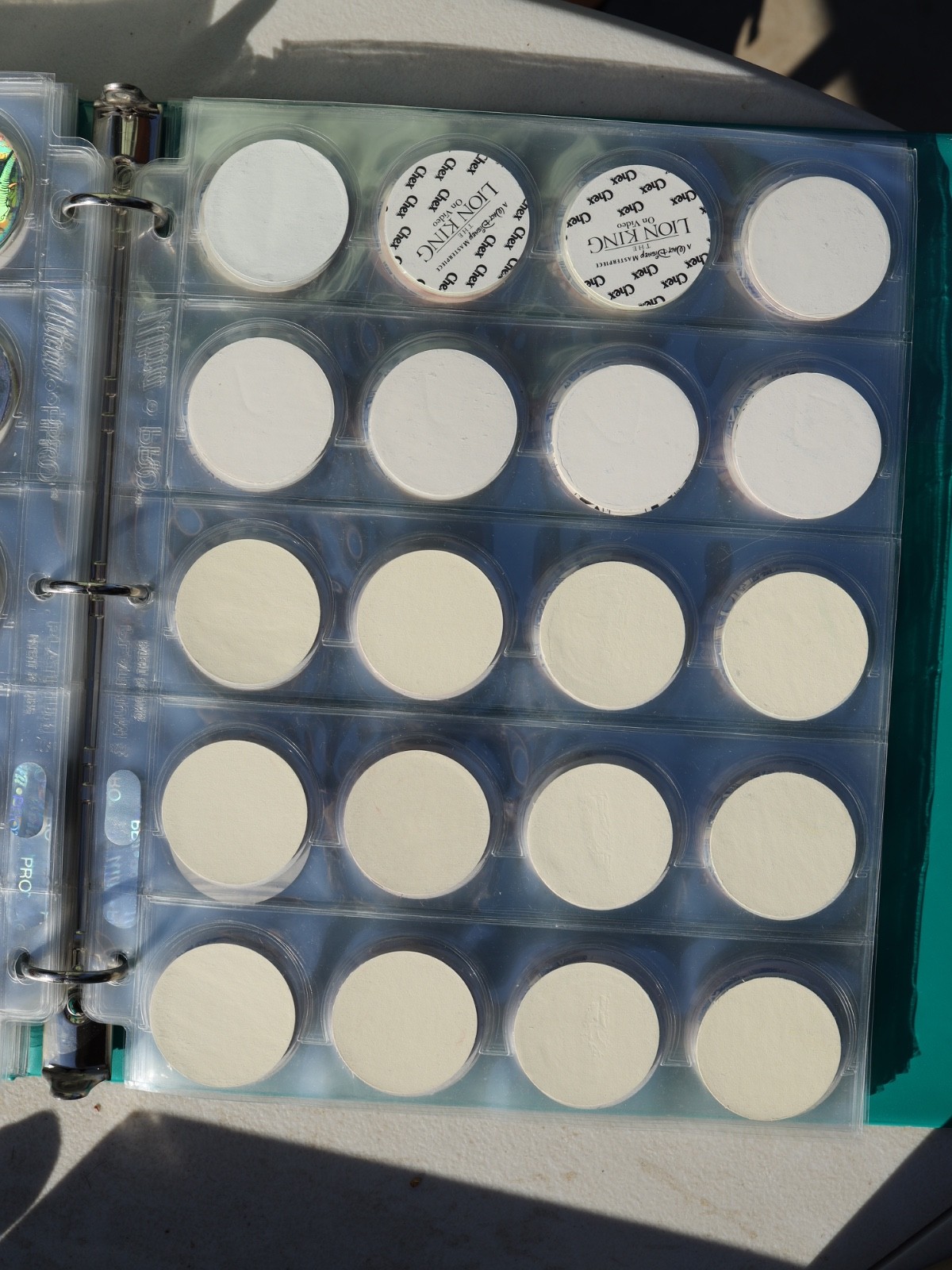1 Page Lot of 20 Coca Cola Sprite Starter Lion King Mix POGs with Free Shipping