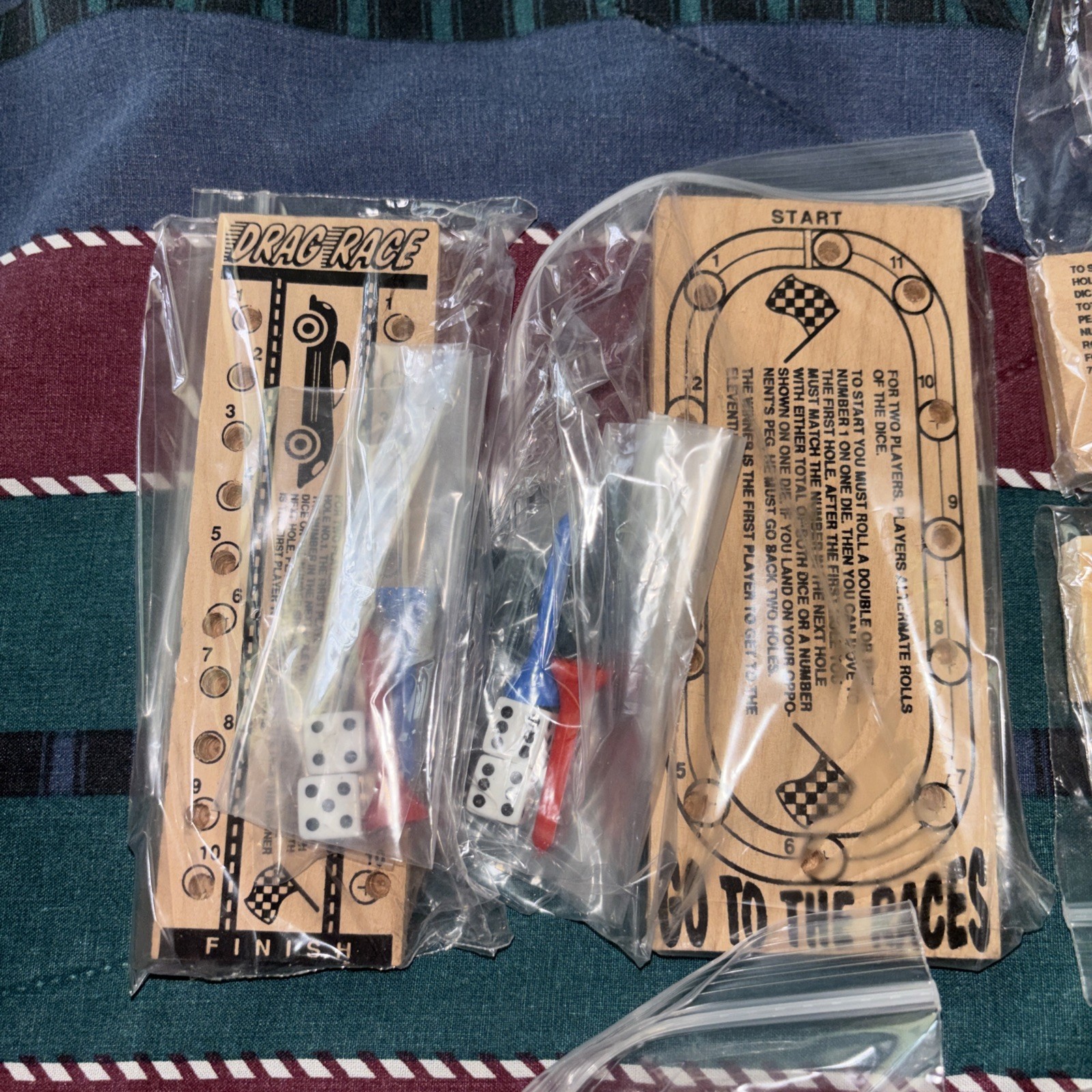VINTAGE CHADWICK MILLER SET OF 7 PEG GAMES STILL IN BOX!!
