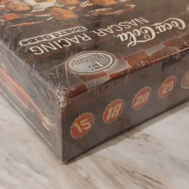 *Sealed* Coca-Cola NASCAR Racing Board Game, 1st Edition, 2004