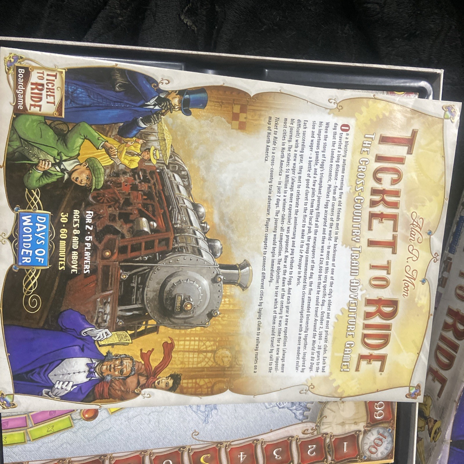 Days of Wonder Ticket To Ride by Alan R. Moon Train Adventure Board Game Family
