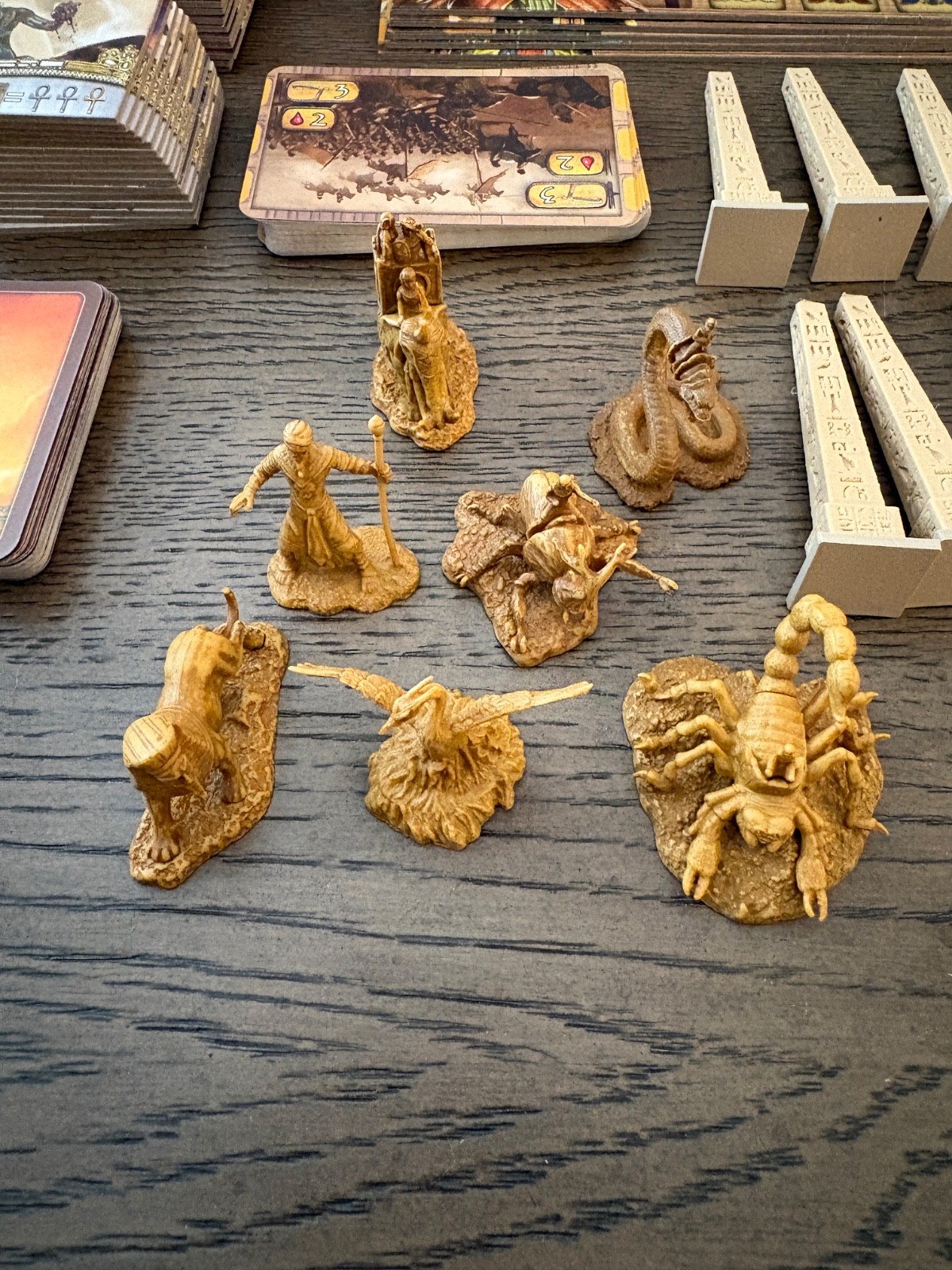 Kemet Board Game (2015) with 3D Obelisks – 100% Complete, Played Only Once