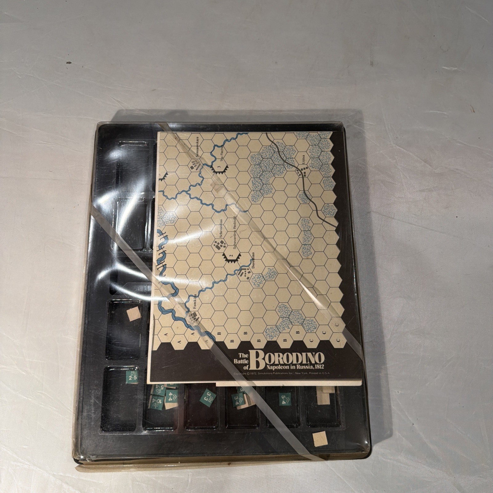 SPI The Battle of Borodino: Napoleon in Russia 1812 -flat Tray-1972