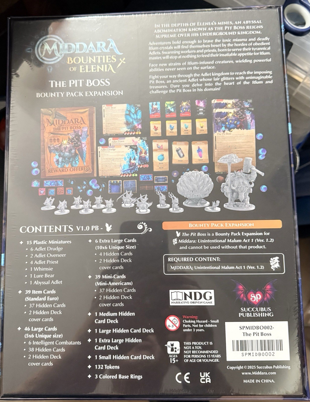 Middara: Bounties of Elenia – The Pit Boss Bounty Pack Expansion (New, Sealed)