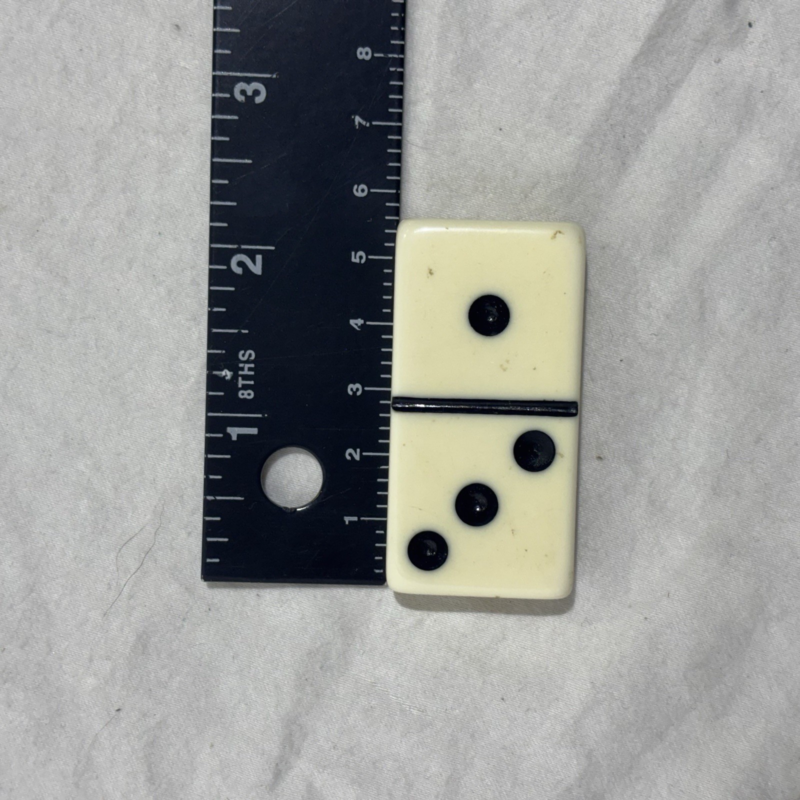 Super Thick Jumbo Size Giant Face Marblelike Dominoes Puremco #1632 Box ** As Is