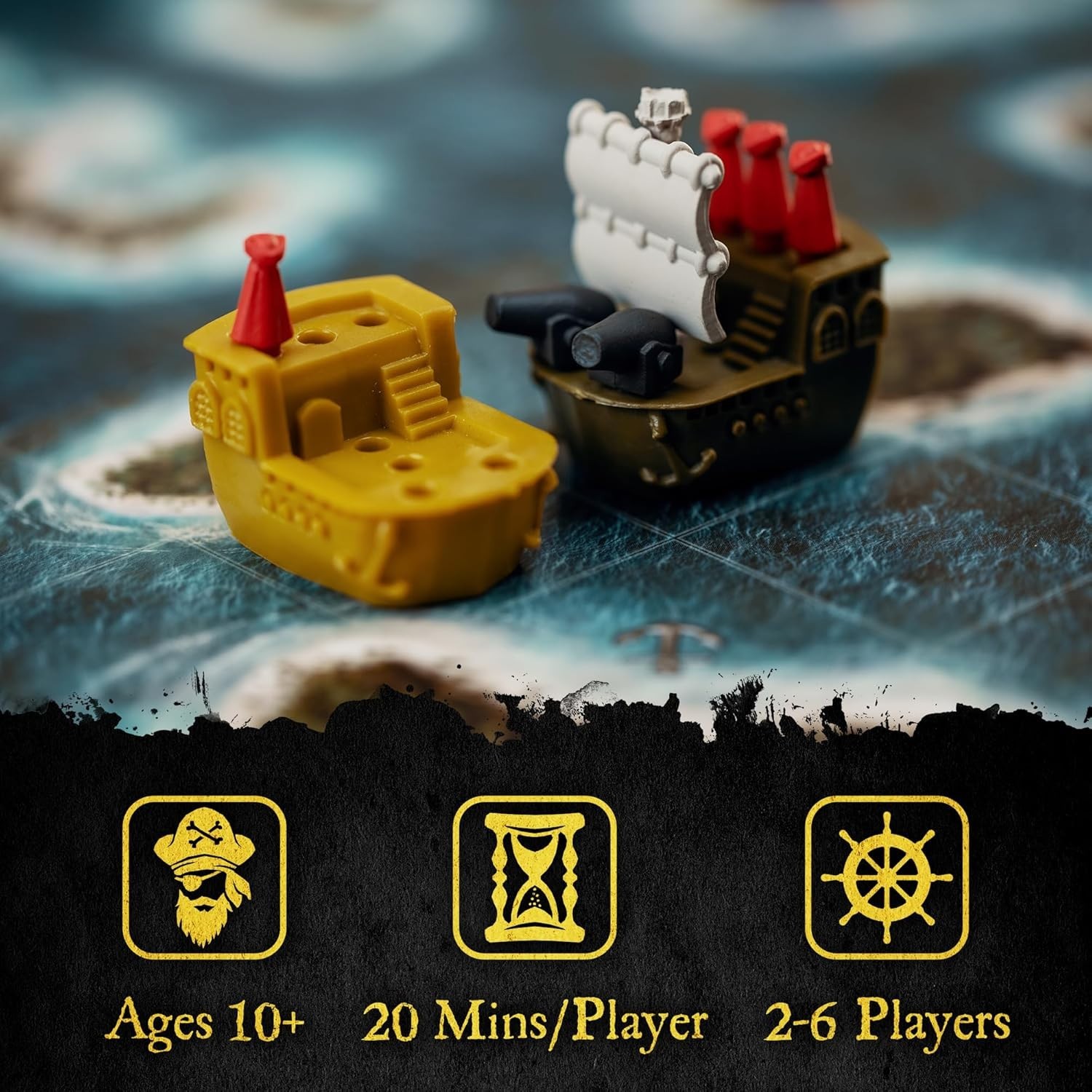 Plunder A Pirate’s Life – Family Board Game for Adults and Kids Strategy Board