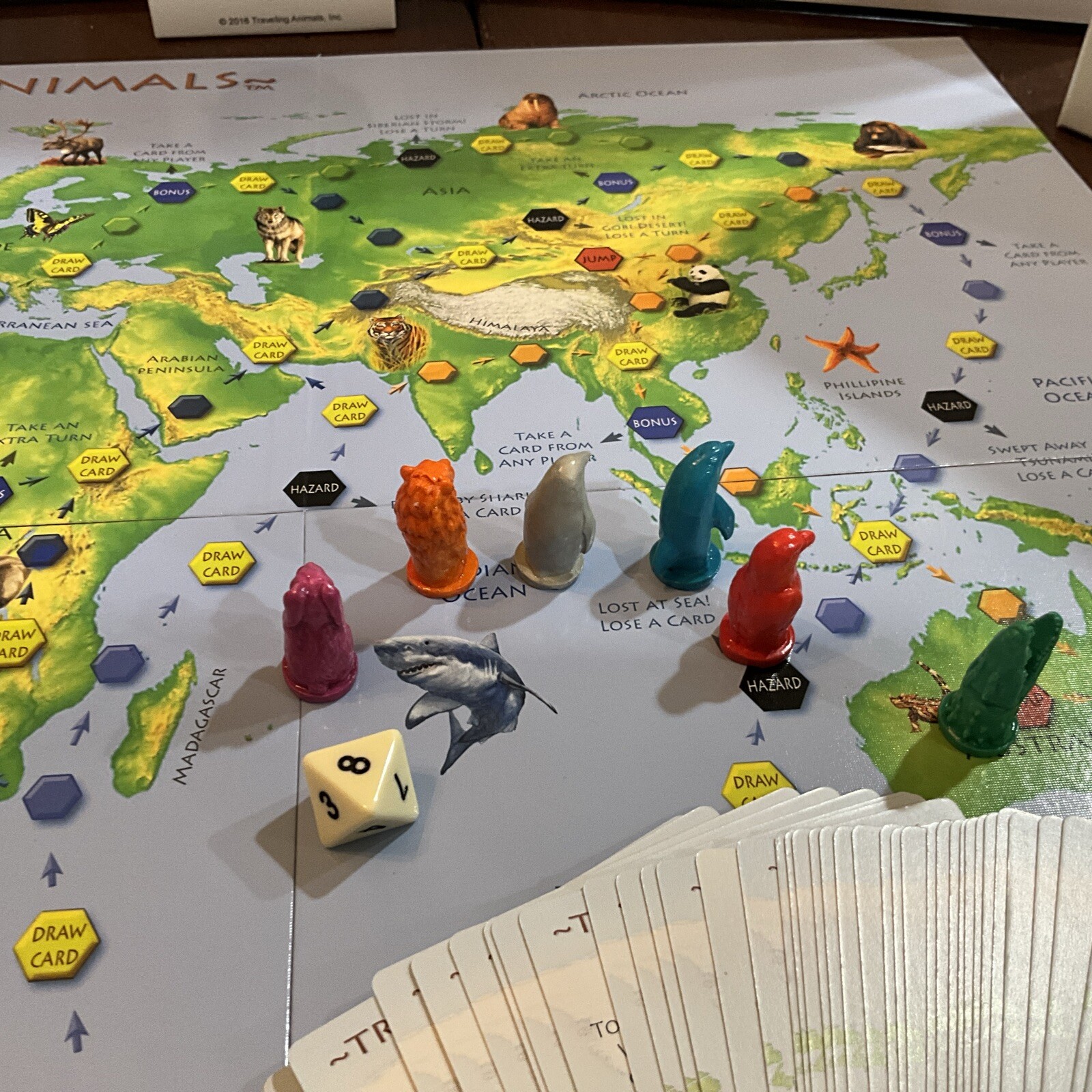 Traveling Animals Race To Save The Animals Board Game