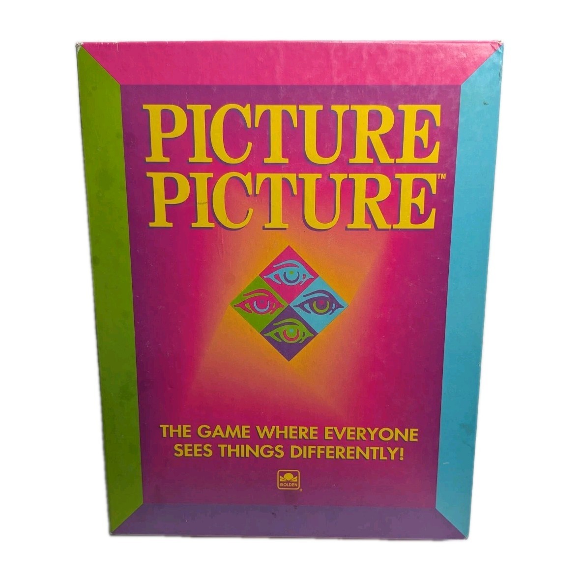VINTAGE Picture Picture Board Game COMPLETE Golden 1992 Open Box NEVER PLAYED