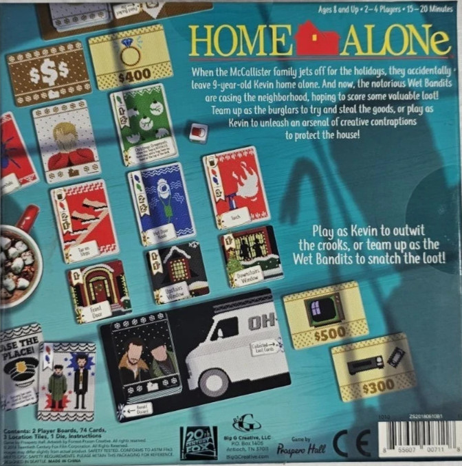 Home Alone Board Card Game Merry Christmas Ya Filthy Animal 2018 COMPLETE & MINT