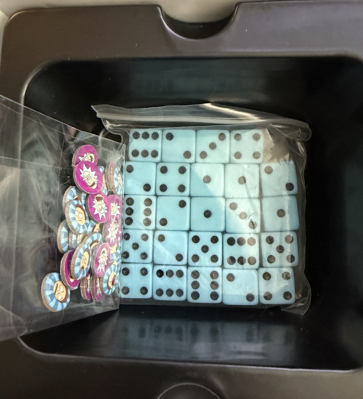 Rick And Morty Mr. Meeseeks Box O’ Fun Complete Dice & Dares Adult Swim Game