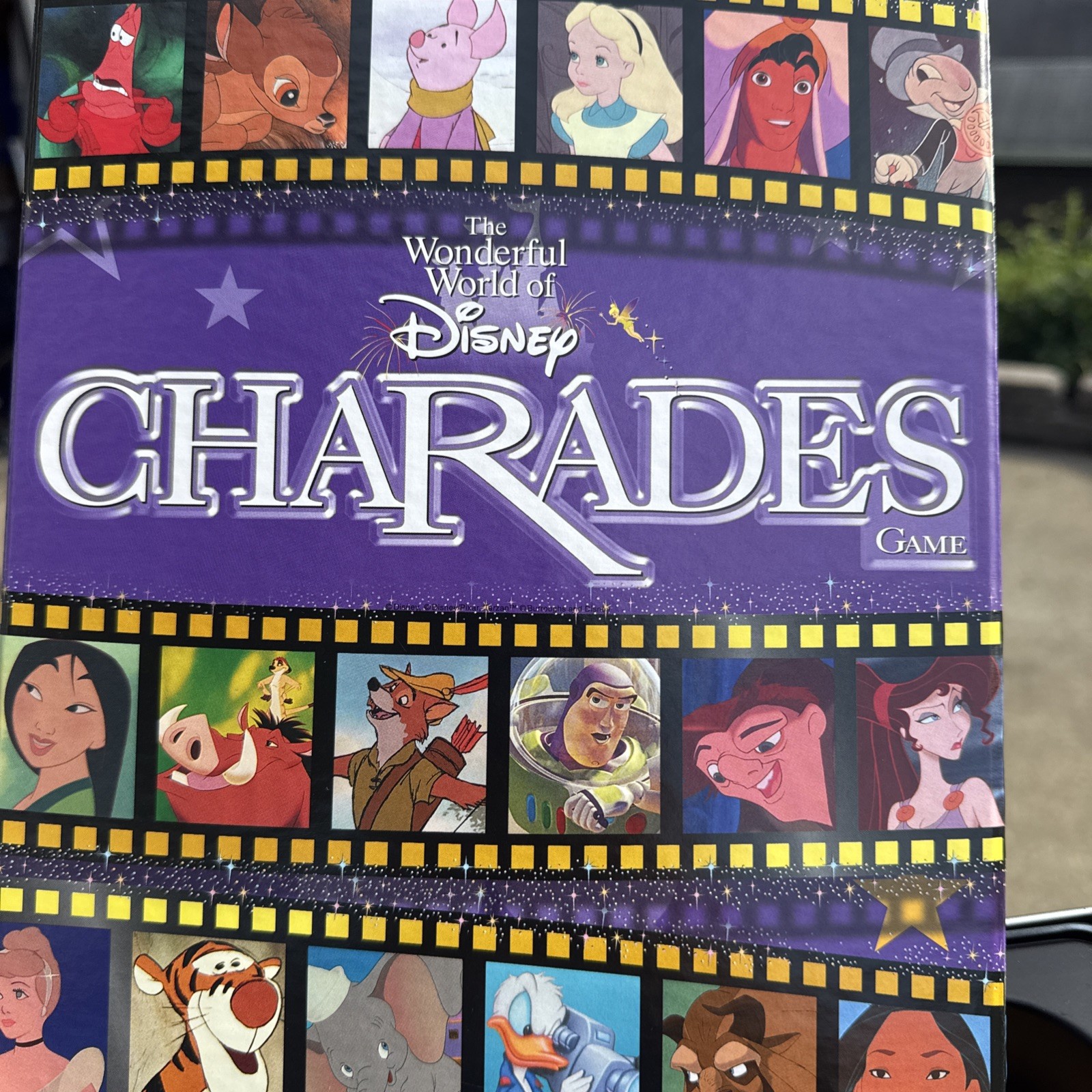 VINTAGE The Wonderful World of Disney Charades Game COMPLETE 1999 Tin