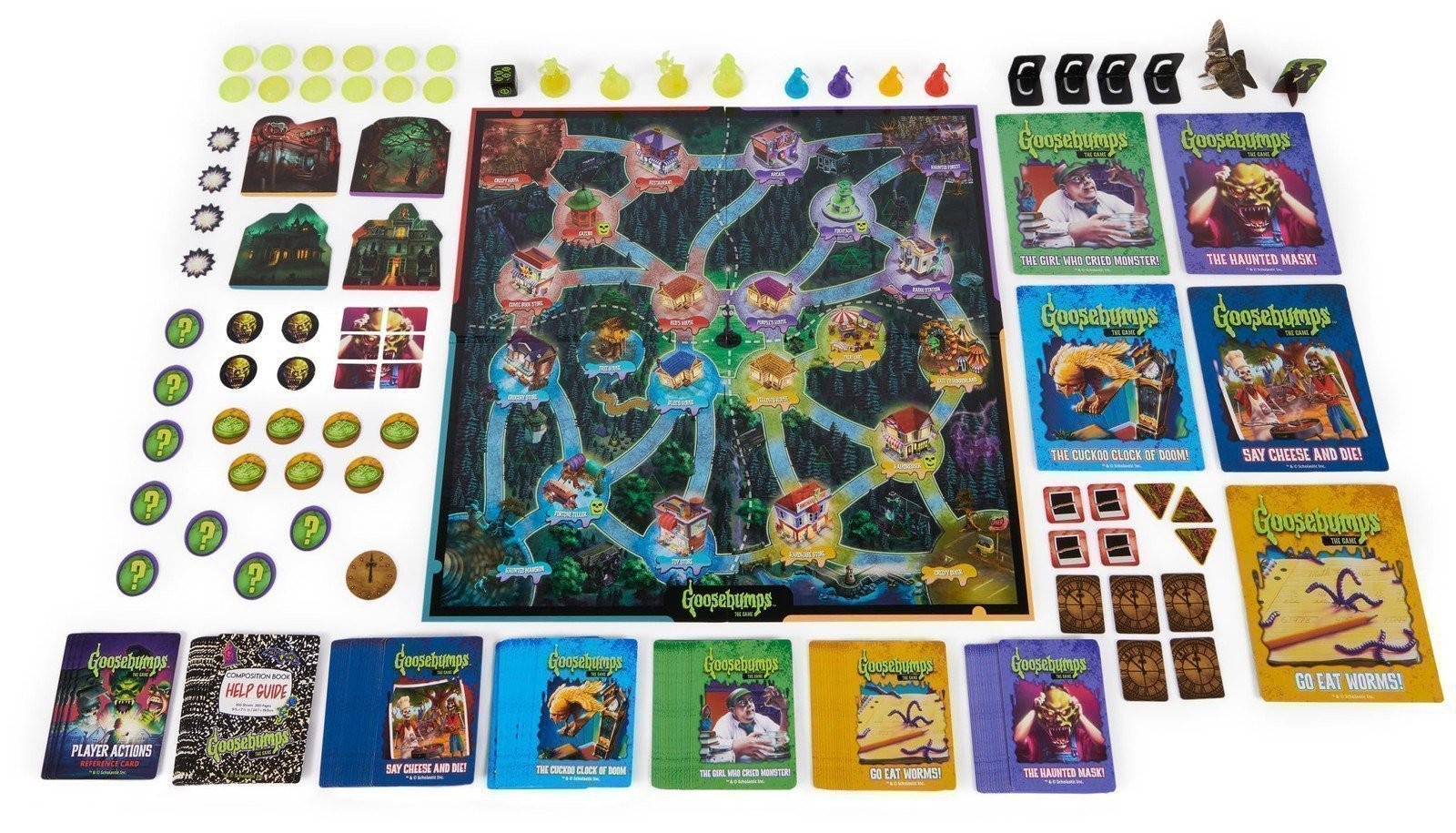 Goosebumps The Game Spooky Cooperative Monster Board Game for Kids Ages 8 and Up