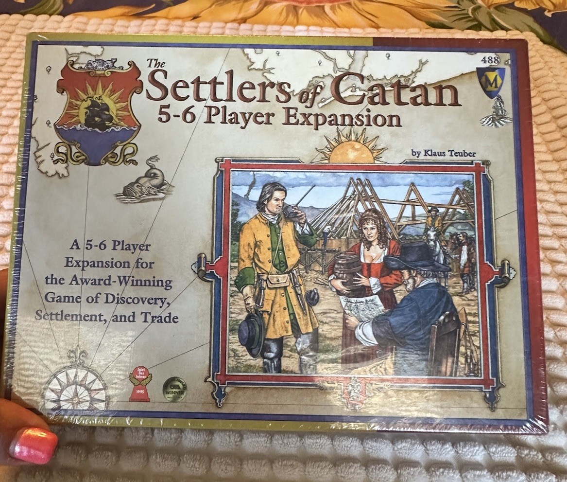 THE SETTLERS OF CATAN 5-6 Player Expansion 1999 #488 Mayfair Games NEW Sealed