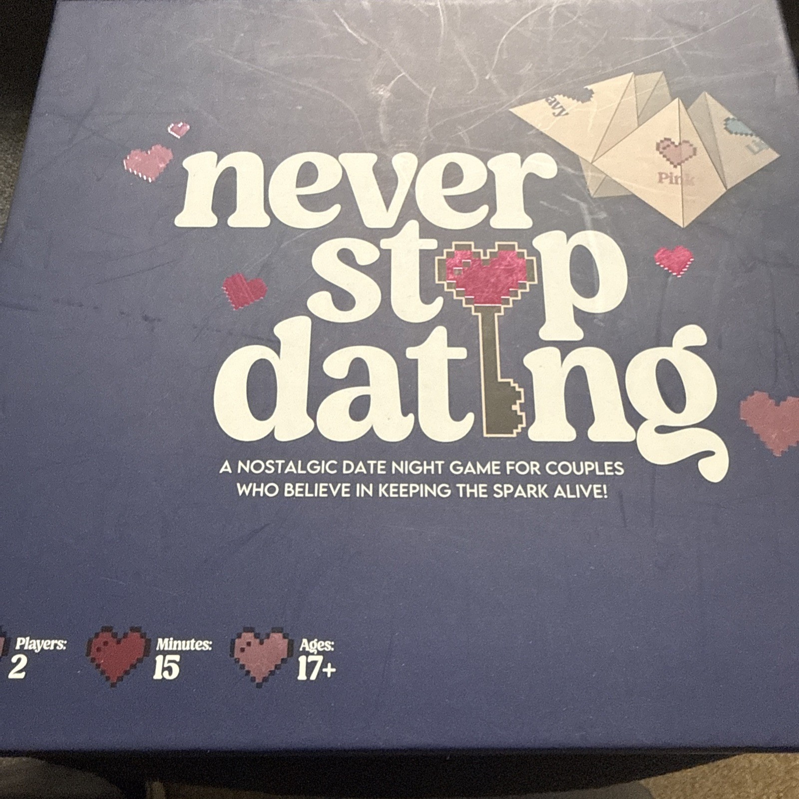 Never Stop Dating Nostalgic Date Nite Game Nib
