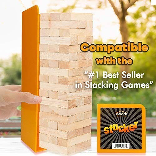 Wood Block Tower Stacking Tray Game Accessory Ages 6 to Adult – Compatible wi…