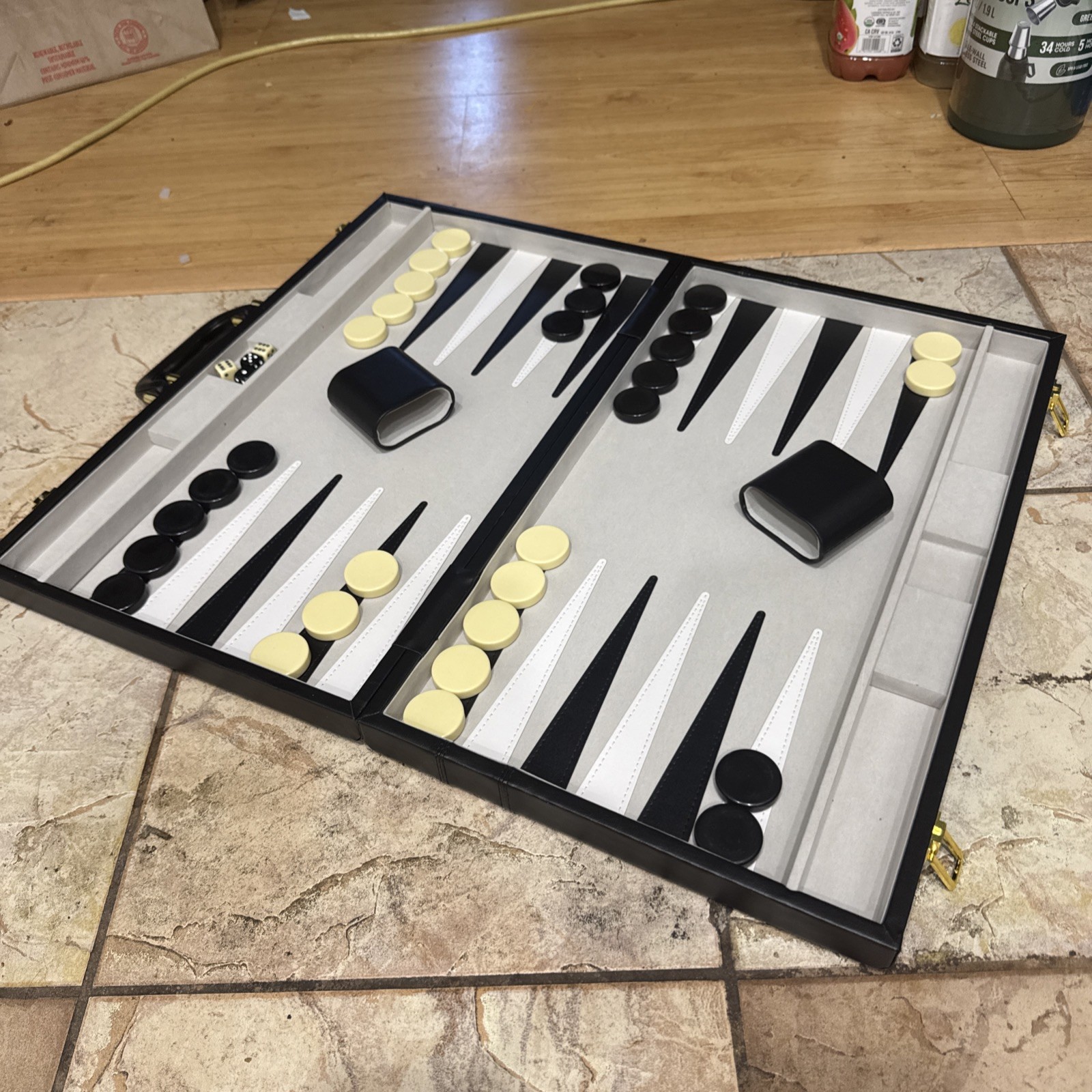 21″ Large Deluxe Backgammon Game Set New