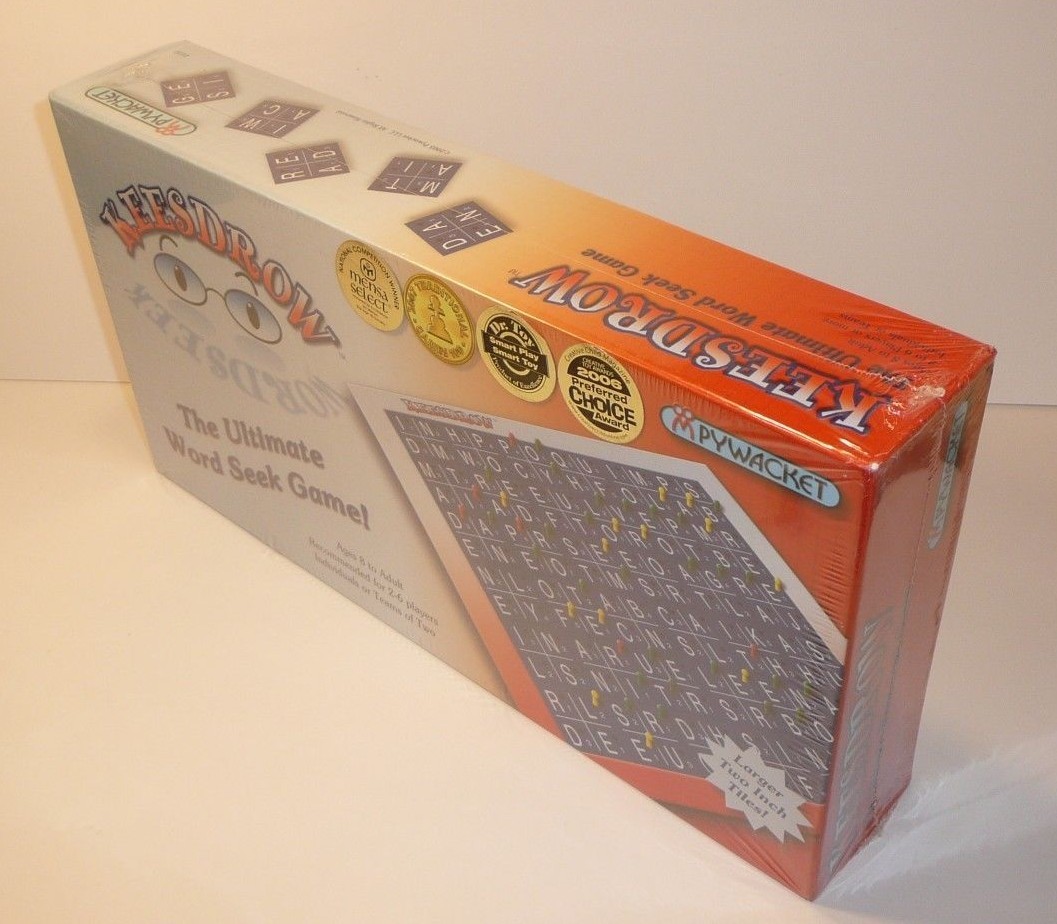 Keesdrow The Ultimate Word Seek Game Board Game Mensa Smart Play Toy Pywacket
