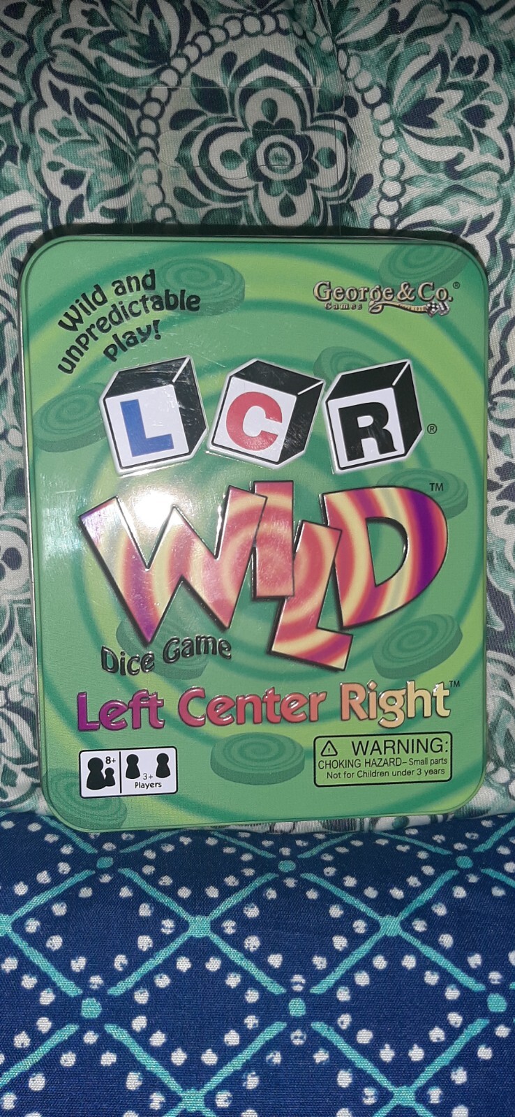 George & Co. LCR Dice LCR – Left Center Right Wild Box SW