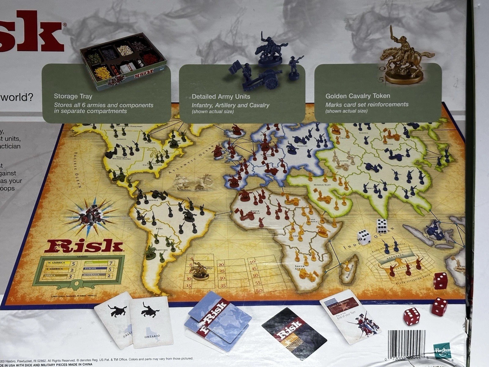 Risk The Game Of Global Domination 2003 Complete W Golden Token Great Condition