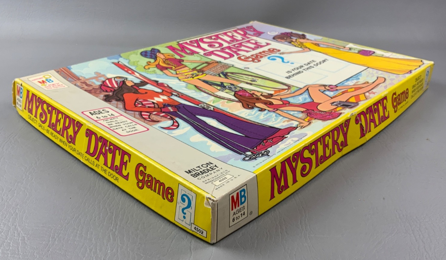 Vintage Milton Bradley “Mystery Date” Game – Item #4502 – Milton Bradley 1972