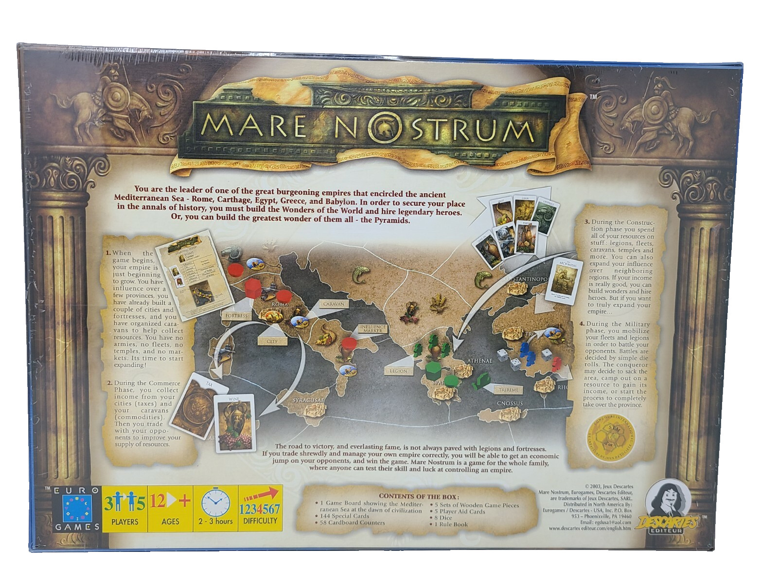 Mare Nostrum by Serge Laget – Euro Games – NEW