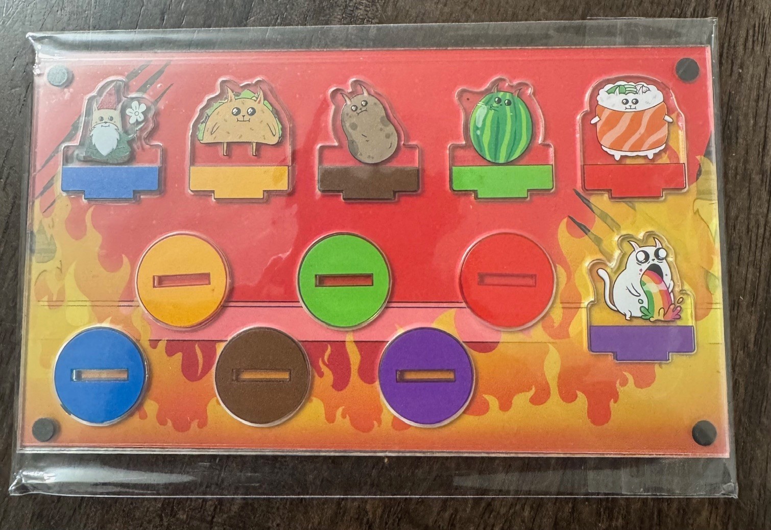Exploding Kittens the Board Game 6 Acrylic Standees Promos