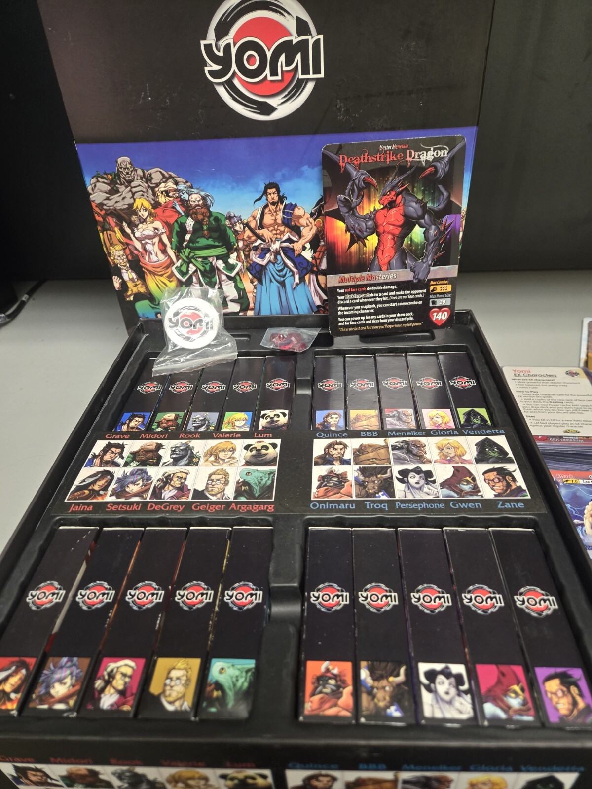 Yomi: Round 1 One – Fighting Card Game Sirlin Games Box set. Complete!