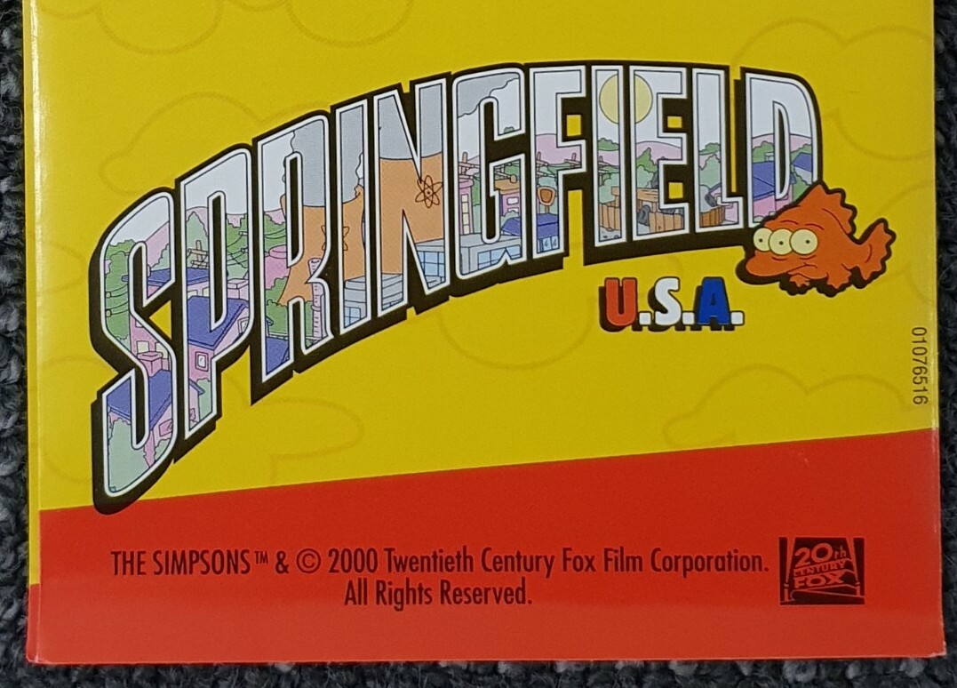 🔶️THE SIMPSONS BOARD GAME SPRINGFIELD USA COMPLETE 2000 +TOP TRUMPS 2003