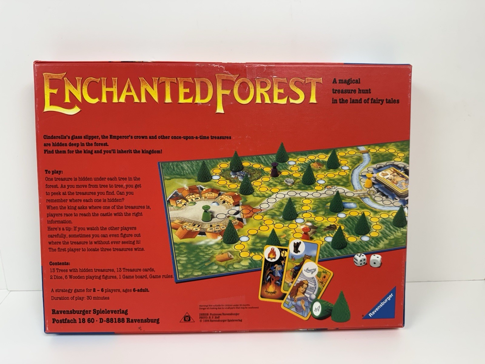 Enchanted Forest Board Game – Vintage 1994 Ravensburger – 100% Complete