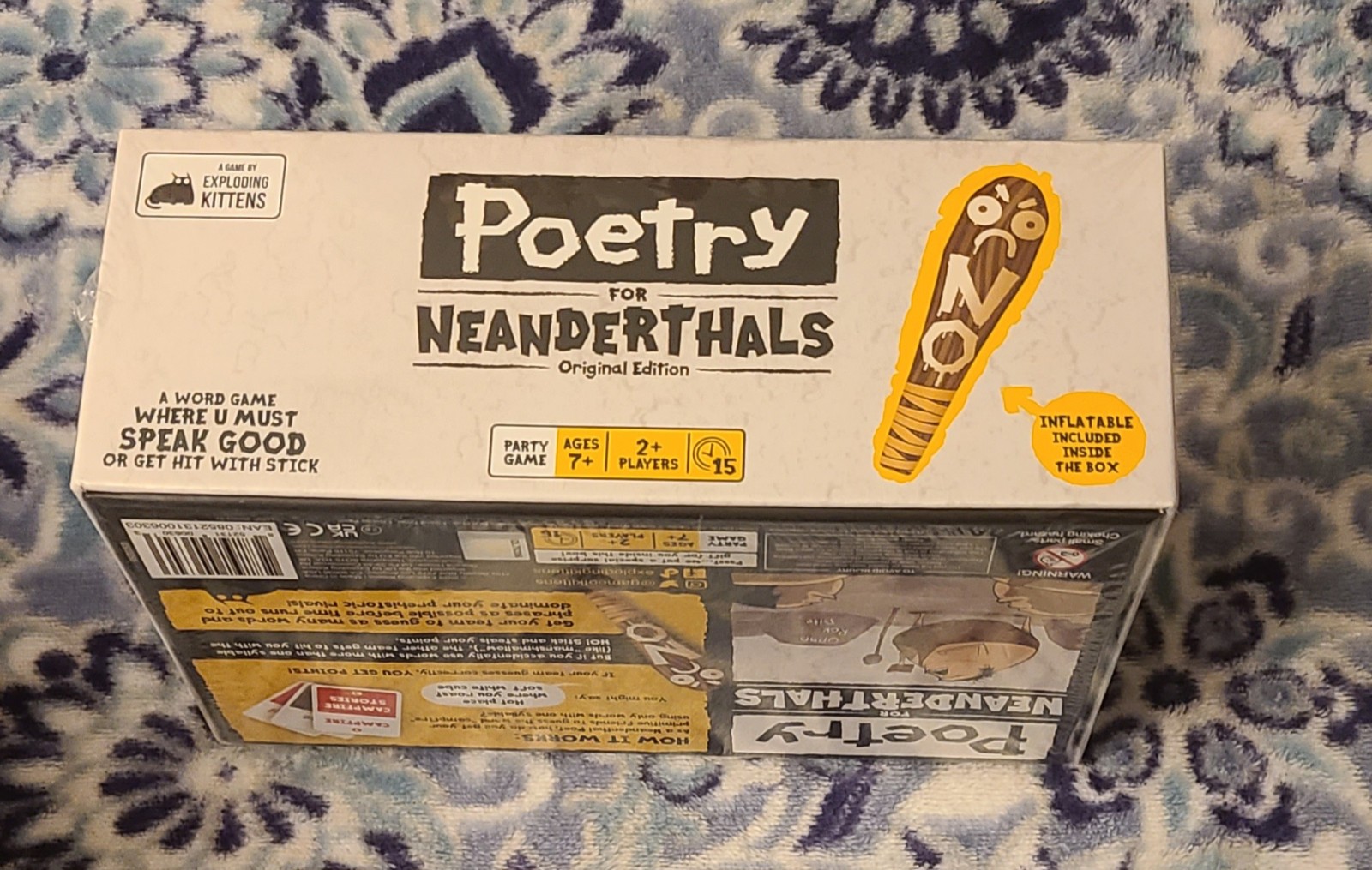 “Poetry For Neanderthals” Word Game New Sealed Age 7 And Up With 2+ Players