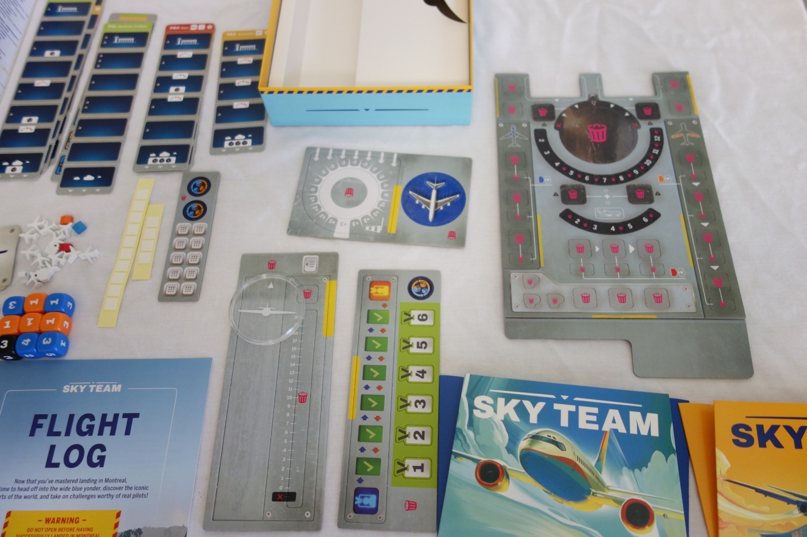 Sky Team – Prepare For Landing Board Game Complete Unpunched Never Played 2024