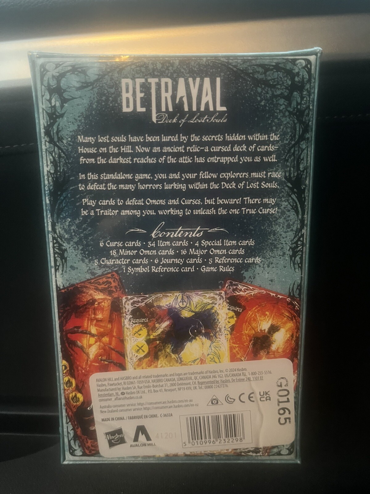 Betrayal Deck of Lost Souls Card Game, Tarot-Inspired Secret Roles Game NEW