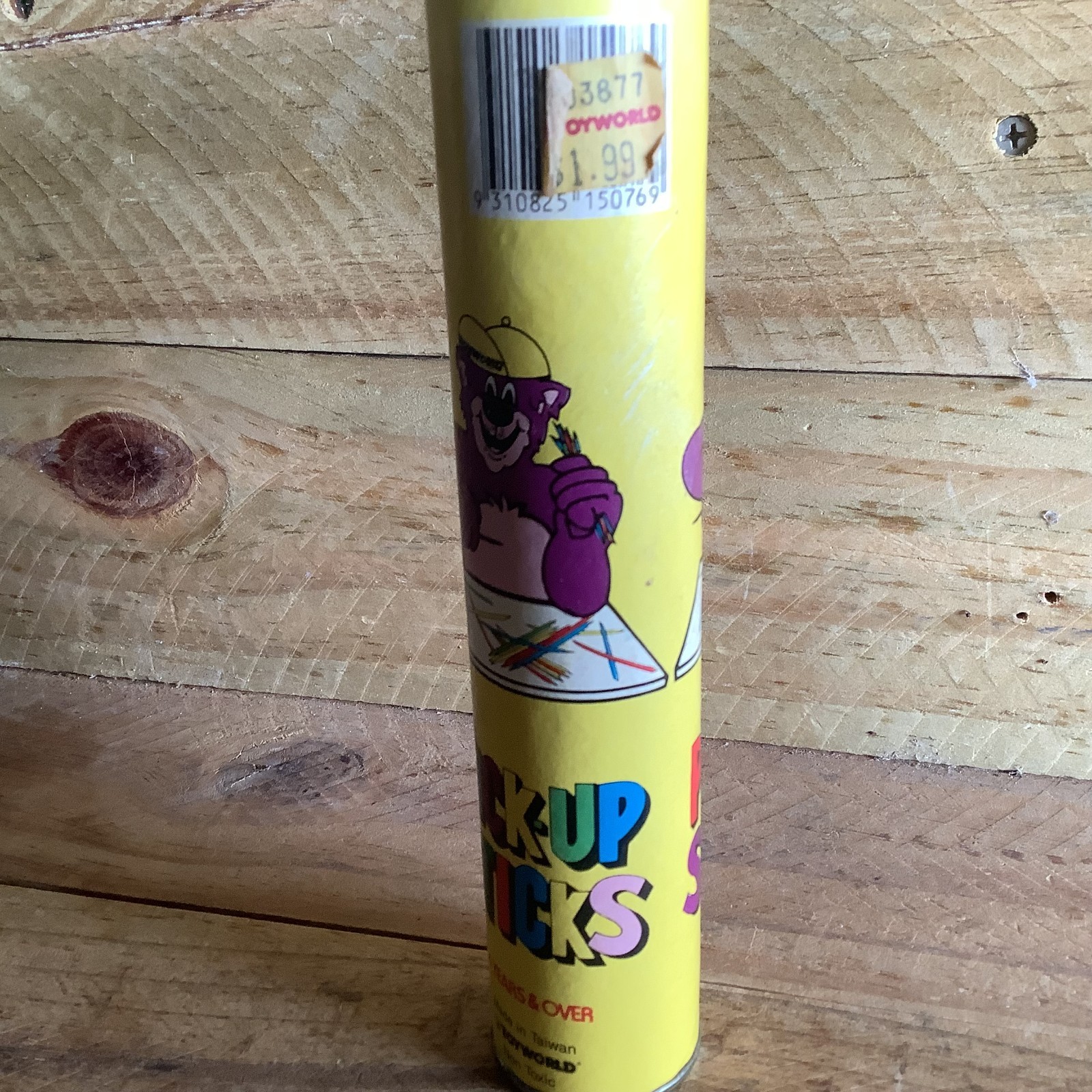 TOY WORLD VINTAGE BRANDED PICKUP STICKS – VINTAGE SET in ORIGINAL BOX