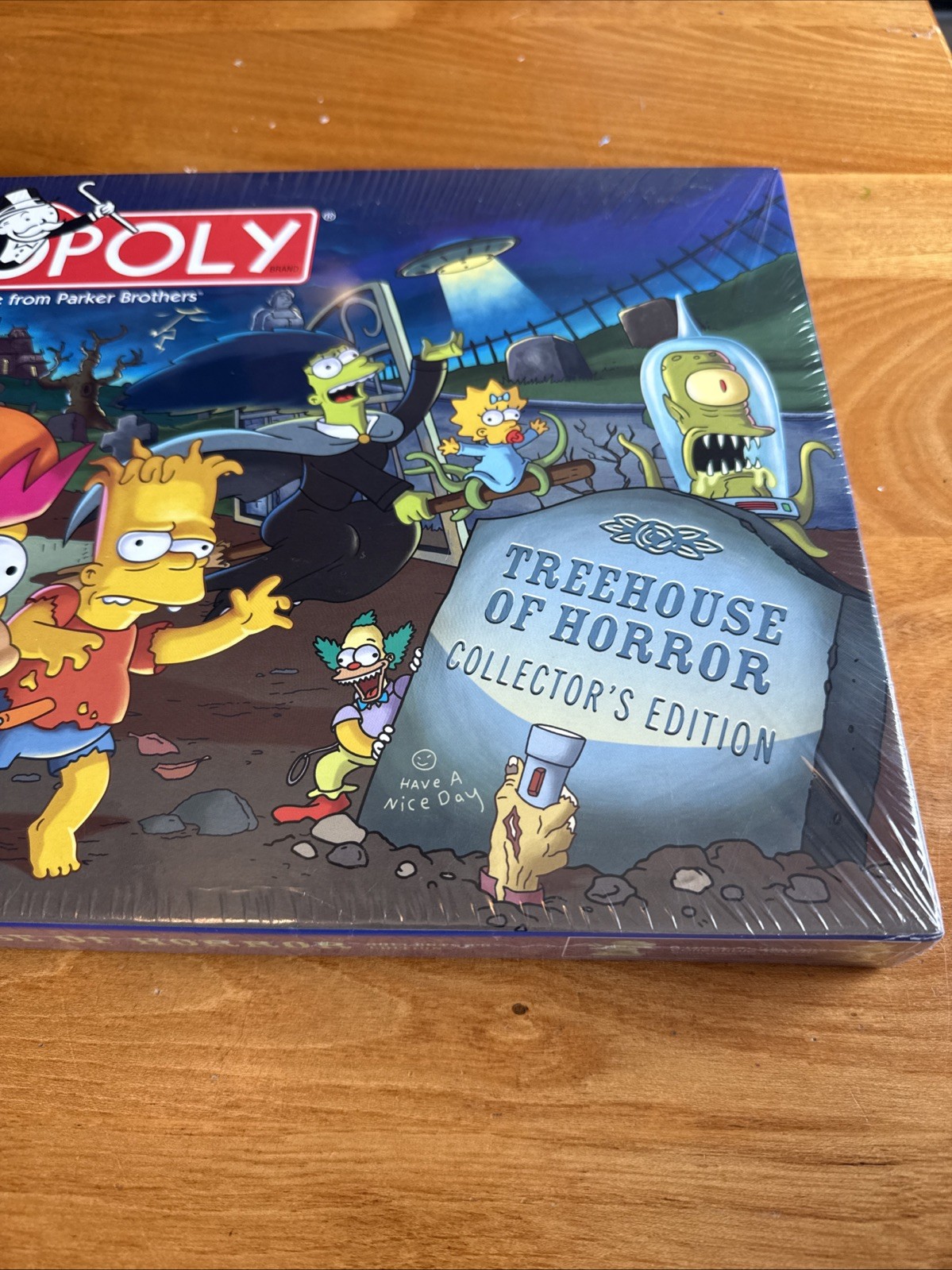 EXCELLENT CONDITION SIMPSONS Treehouse of Horror MONOPOLY Sealed New Hasbro 2005