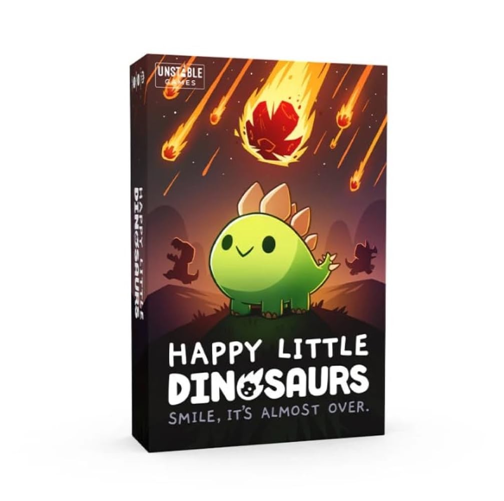 Unstable Games Happy Little Dinosaurs Board Game – Funny One Size, Multicolor