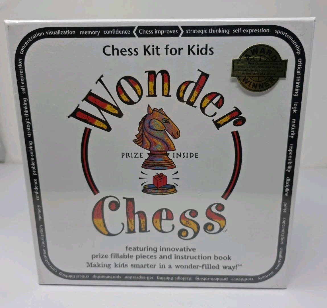 WONDER CHESS – Chess Kit For Kids Award Winner Game NEW Chessboard