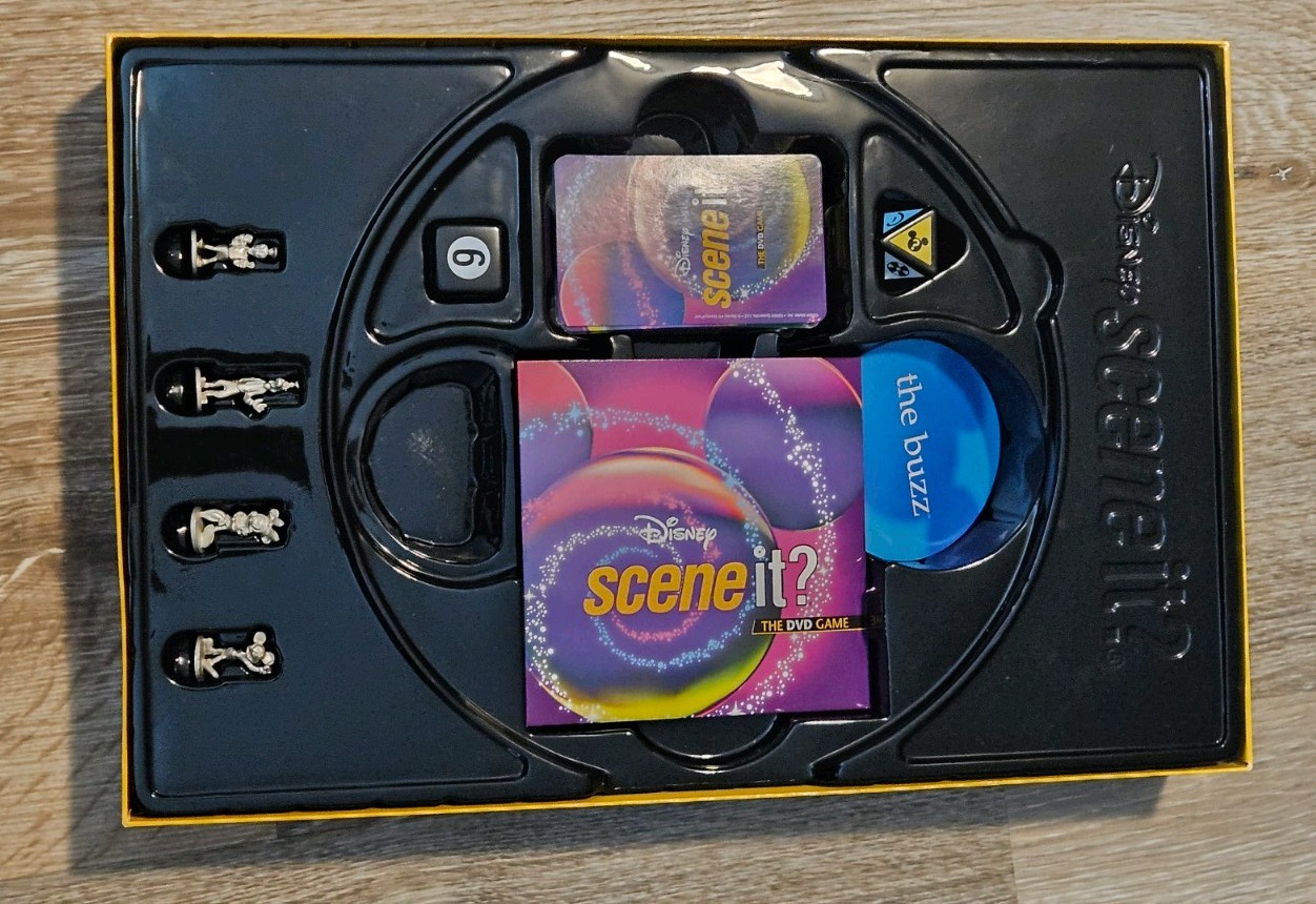 Disney Scene It DVD Game COMPLETE ScreenLife 2004 Pixar Movies Trivia
