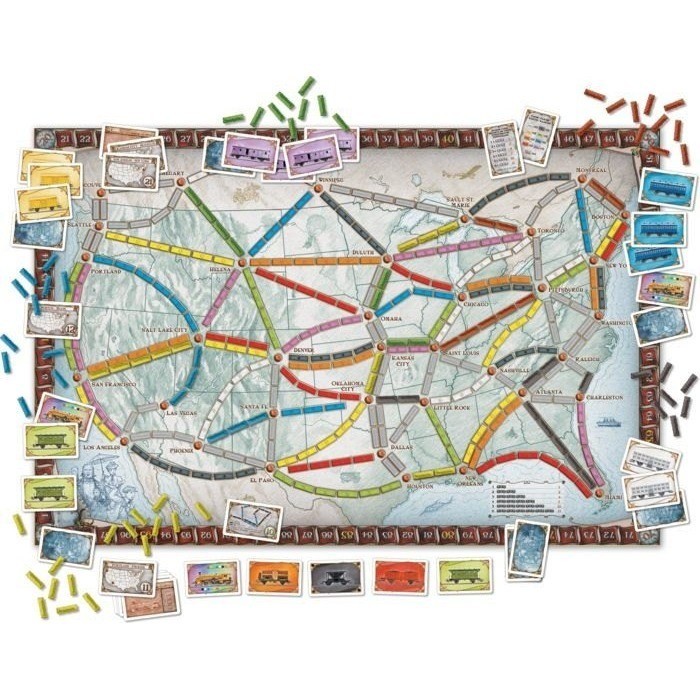 Days of Wonder Ticket To Ride Board Game Alan R Moon Train Adventure Sealed