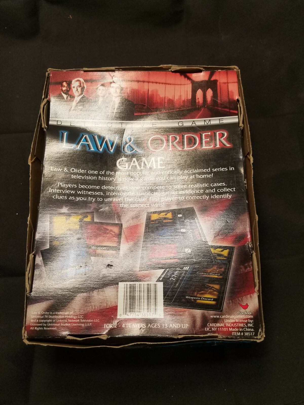 Law and Order Game – Detective Game – Large Box Version Complete