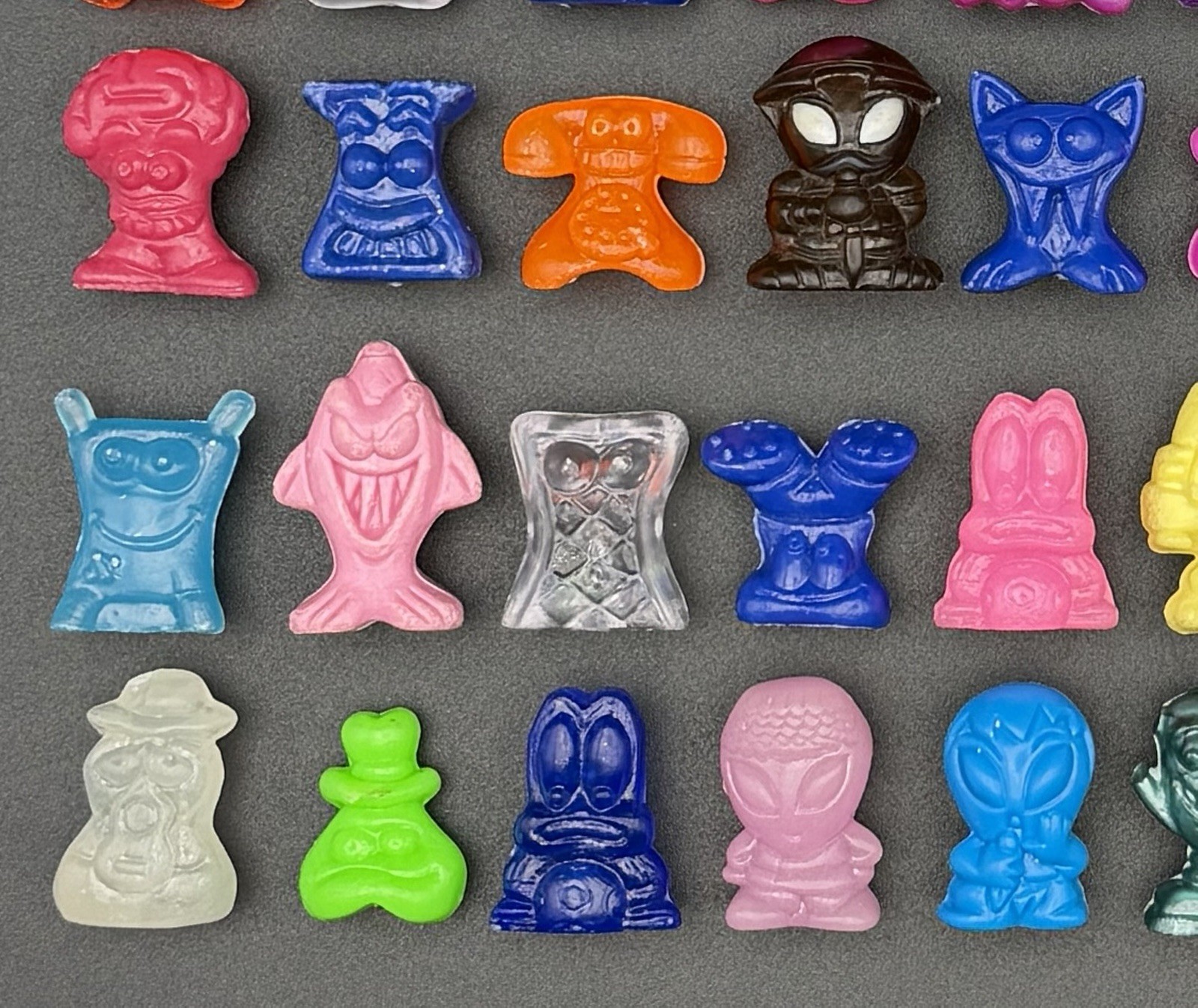 Lot of 76 Classic Gogo’s Crazy Bones Damaged Mixed Series Play Lot