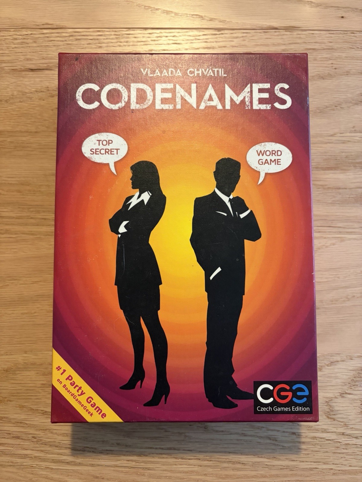 Codenames Board Game – Czech Games Edition – 2015 – Complete