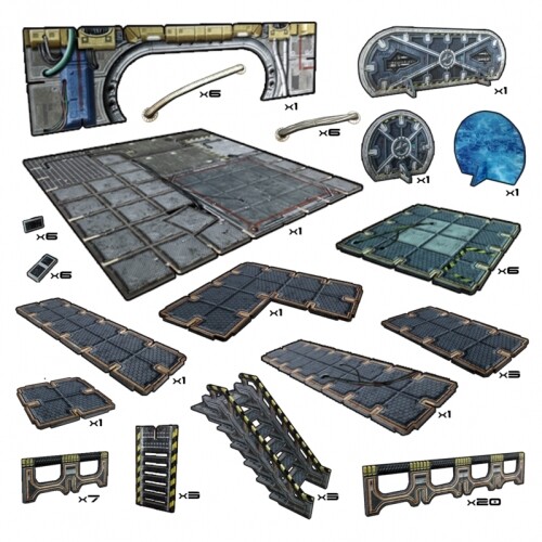 Tabletop Terrain – Frontier Core Set (329 Pieces) – English