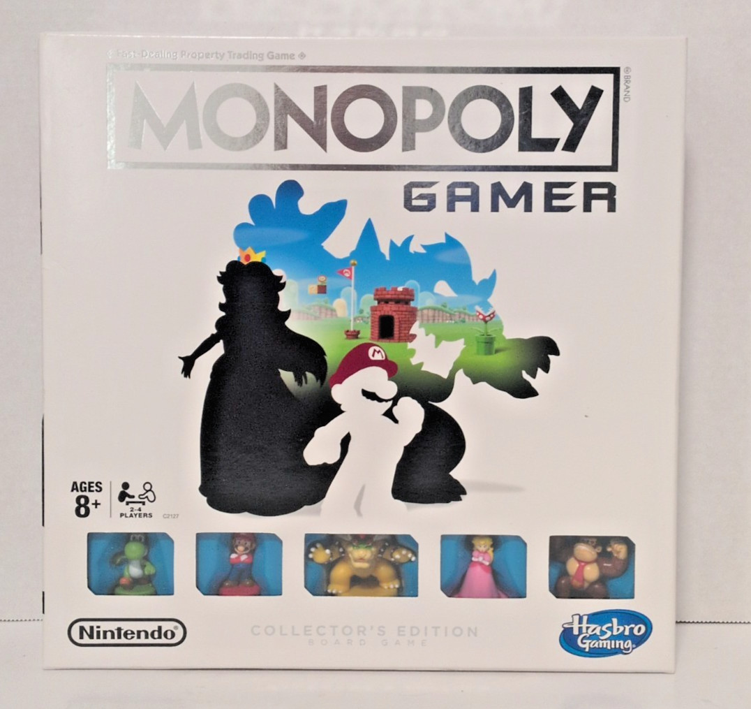 Mario Bros Nintendo – Monopoly Gamer Collector’s Edition Game CIB Unplayed READ