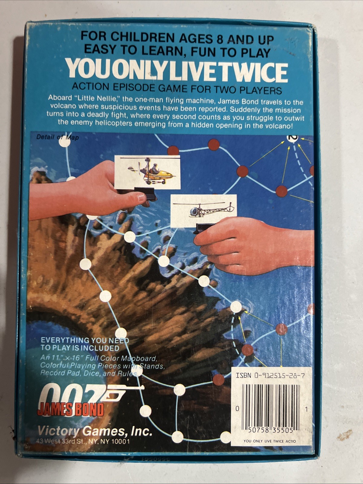 Vintage 1985 James Bond 007 You Only Live Twice Action Episode Game